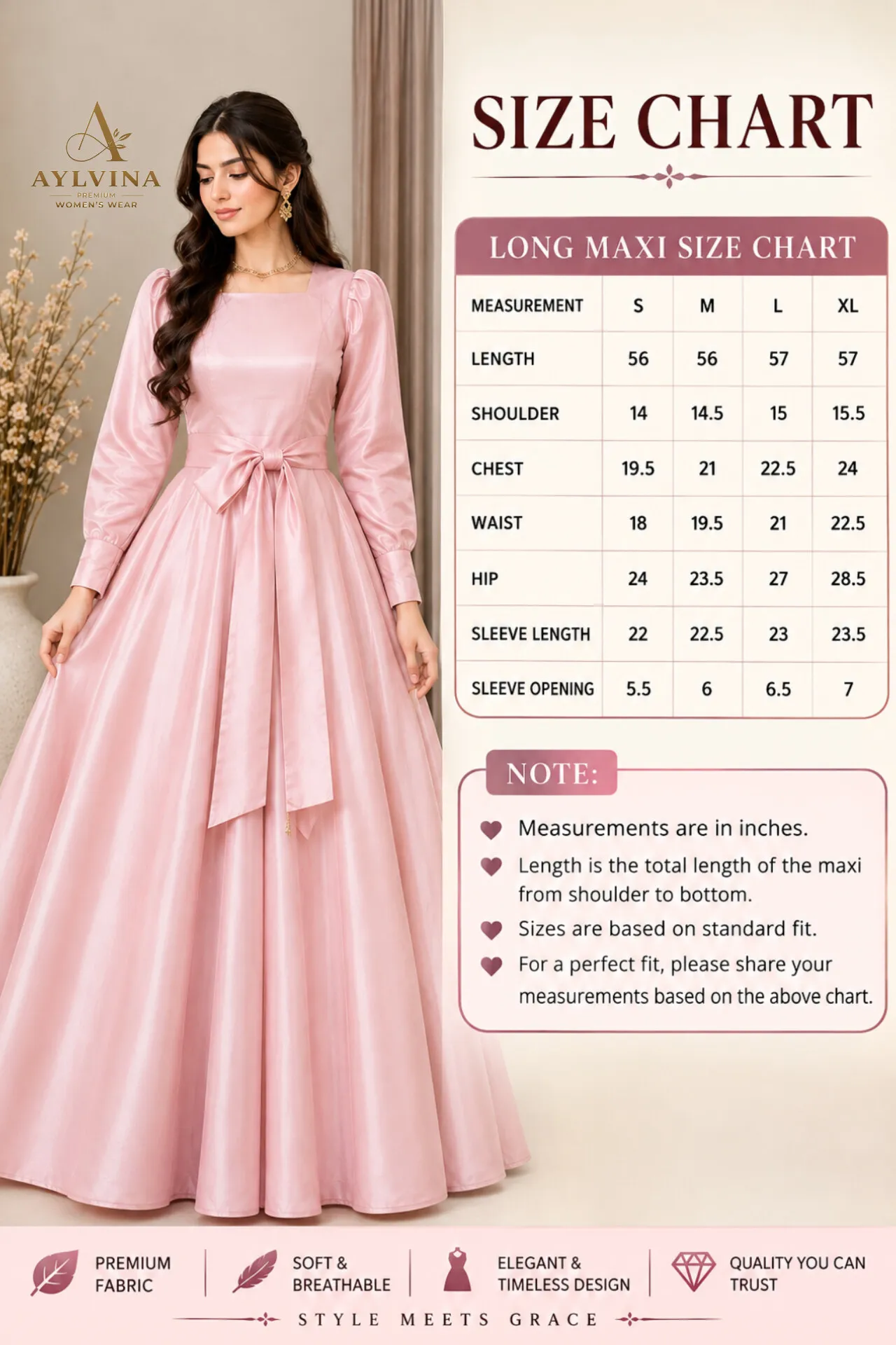 AL136 Size Chart